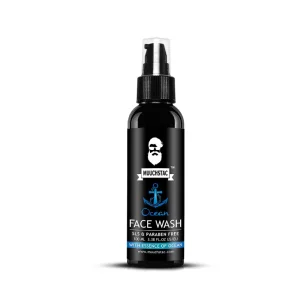 Muuchstac Ocean Face Wash for Men 100ml | Deep Clean & Fresh Skin